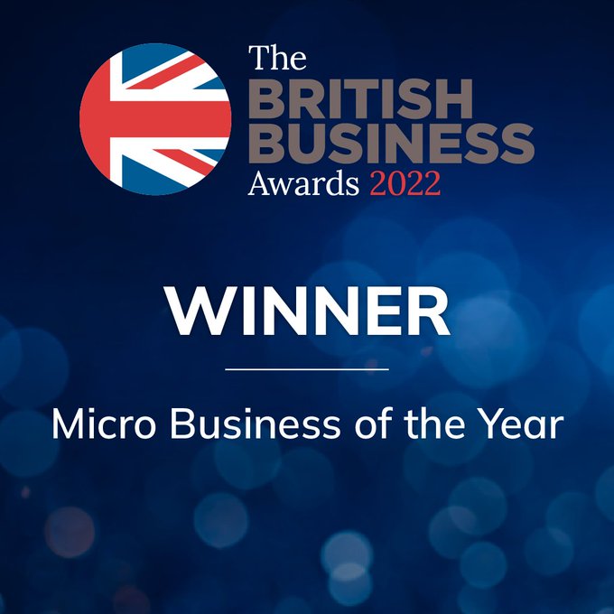 The British Business Awards - small business awards Winner